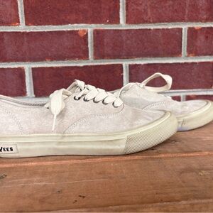 SeaVees Beige Canvas Sneakers
